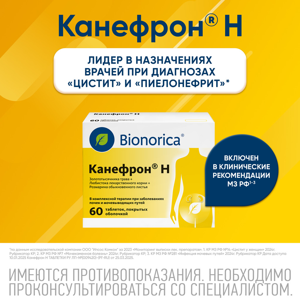 Канефрон Н таблетки 60 шт