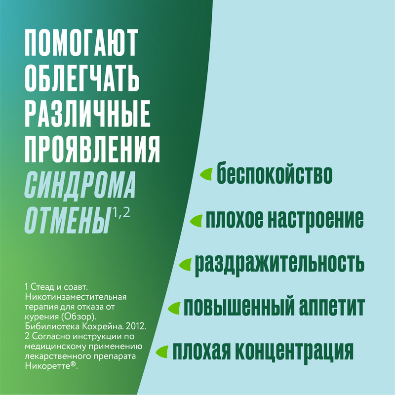 Никоретте 2 мг таблетки для рассасывания Фруктовые 20 шт