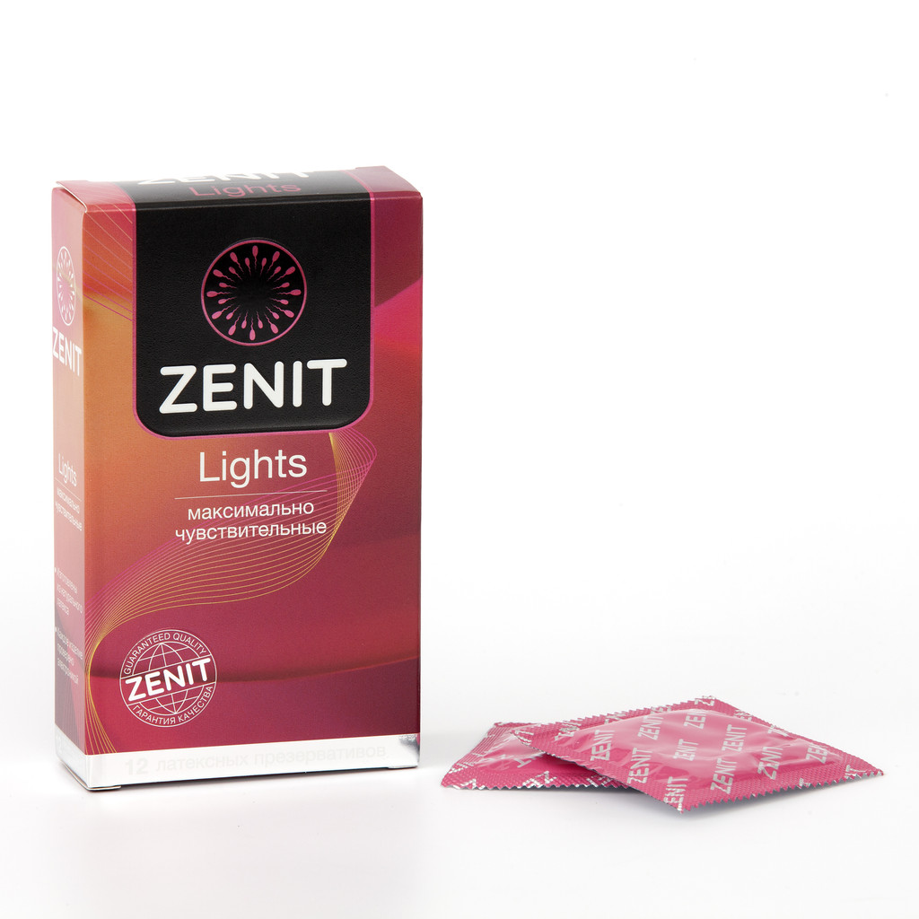 Zenit Lights Презервативы гладкие анатомической формы 12 шт