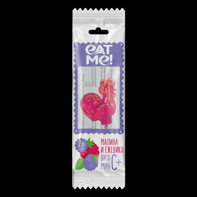 Eat Me! Карамель леденцовая Цинк-Витамин С-Малина-Ежевика 17 г