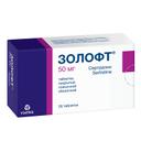 Золофт 50 мг таблетки 28 шт
