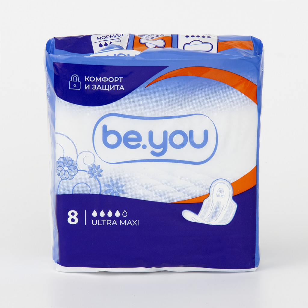 Be You Ultra Maxi Прокладки гигиенические 8 шт