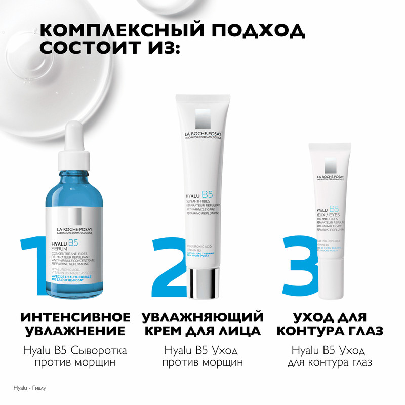 La Roche-Posay Hyalu B5 Сыворотка для лица против морщин увлажняющая 50 мл