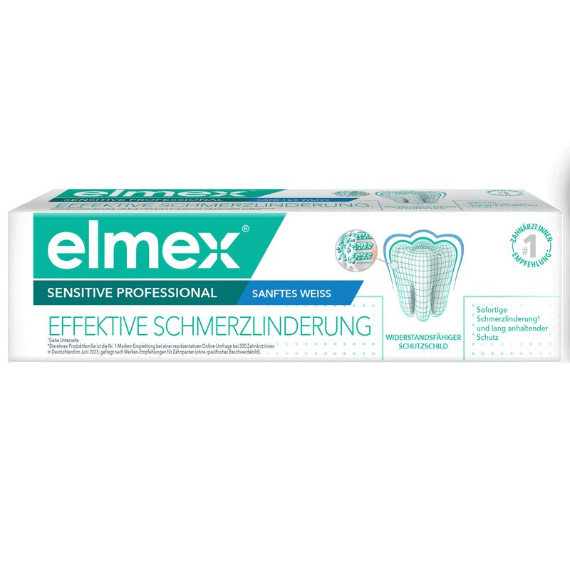 Elmex Sensitive Professional Бережное отбеливание Зубная паста с фторидом 75 мл