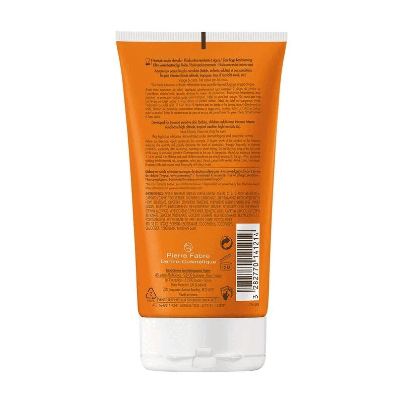 Avene Sun Intence Protect Флюид солнцезащитный водостойкий SPF 50+ 150 мл