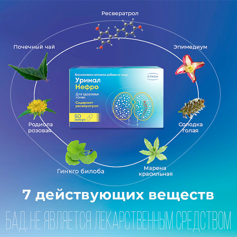 Уринал Нефро капсулы 60 шт