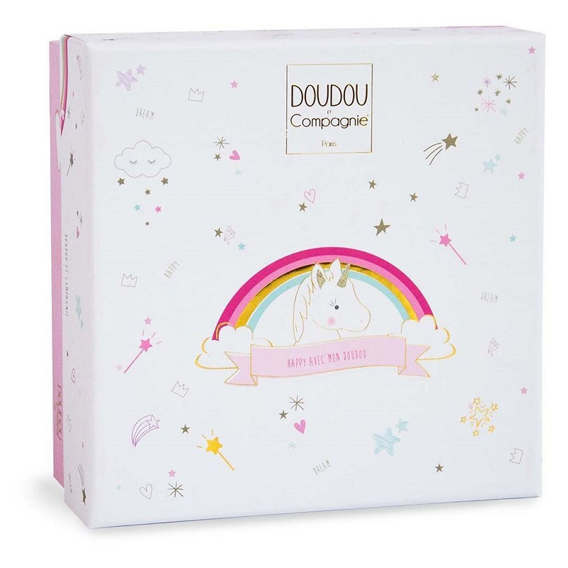 Doudou et Compagnie Комфортер Единорог Лиси 20 см