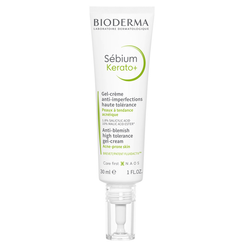 Bioderma Sebium Kerato+ Крем-гель отшелушивающий с кислотами для устранения несовершенств кожи 30 мл
