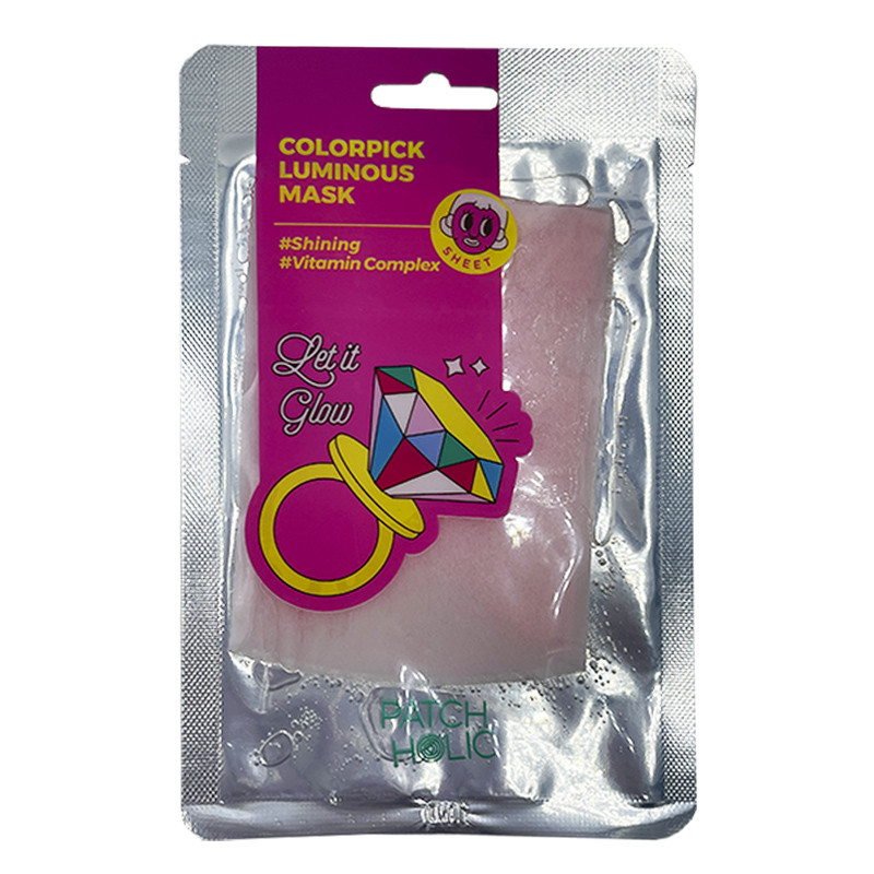 Patch Holic Colorpick Маска для лица с витаминами для сияния кожи 20 мл