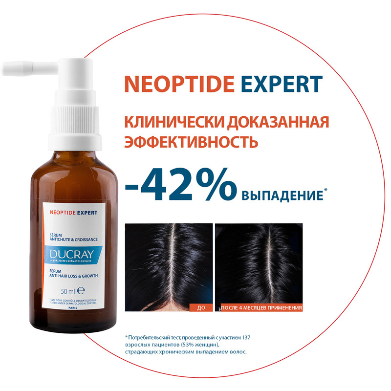 Ducray Neoptide Expert Сыворотка для волос укрепляющая 50 мл 2 шт