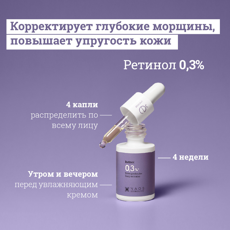Etat Pur Сыворотка с ретинолом 0,3% от глубоких морщин 15 мл