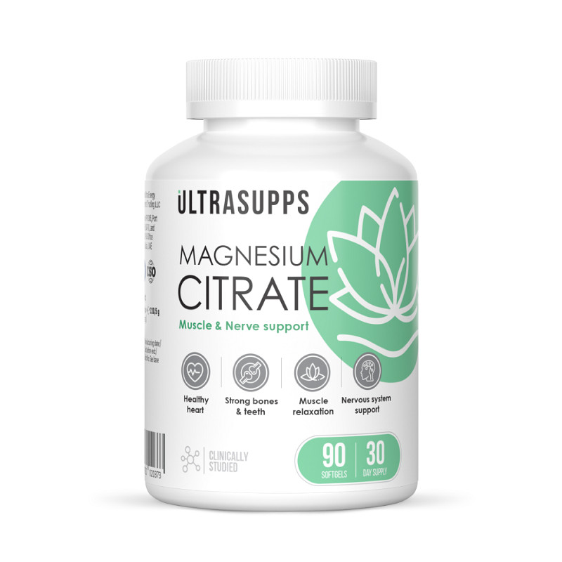 Ultrasupps Магния цитрат капсулы 90 шт