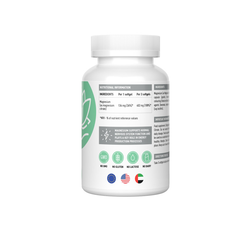 Ultrasupps Магния цитрат капсулы 60 шт