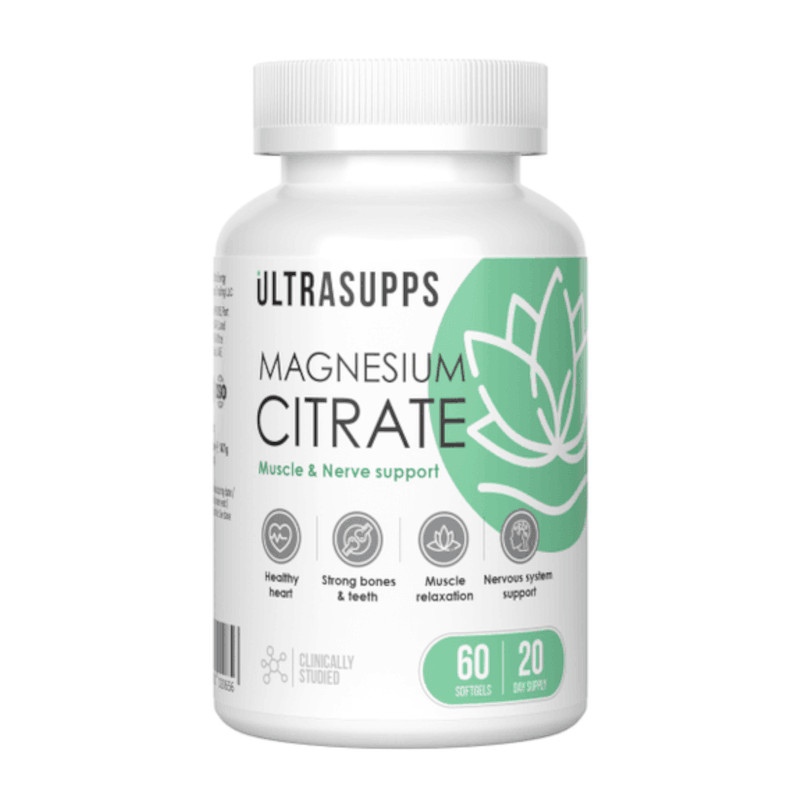 Ultrasupps Магния цитрат капсулы 60 шт