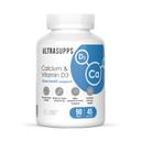 Ultrasupps Кальций и Витамин Д3 таблетки 90 шт
