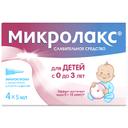 Микролакс для детей раствор ректальный микроклизма 5 мл 4 шт