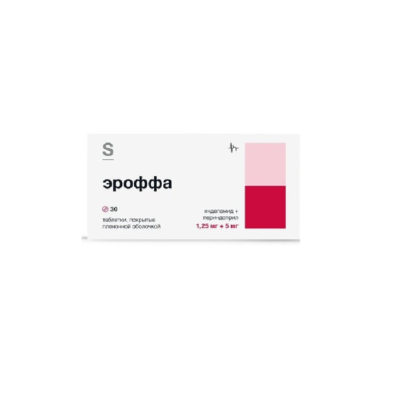 Эроффа 1,25 мг+5 мг таблетки 30 шт