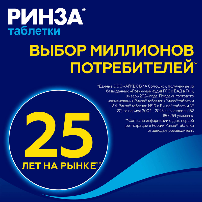 Ринза таблетки 20 шт