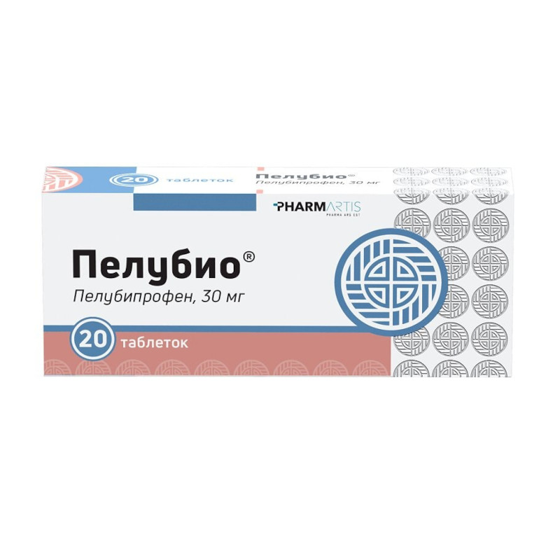 Пелубио 30 мг таблетки 20 шт