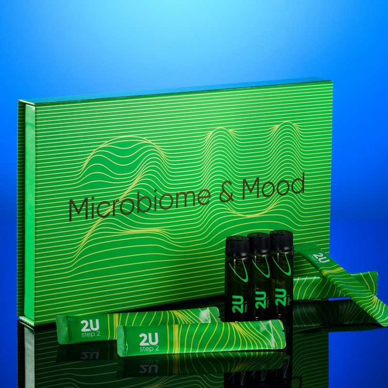 2U Microbiome & Mood жидкость 14 шт + порошок 14 шт
