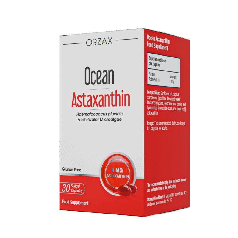 Orzax Ocean Astaxanthin капсулы 30 шт