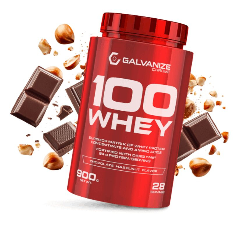 Galvanize 100 Сывороточный протеин порошок Шоколад и фундук 900 г