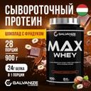 Galvanize Макс Сывороточный протеин порошок Шоколад с фундуком 900 г
