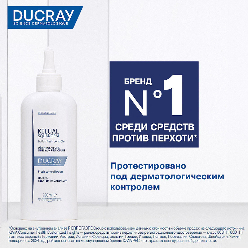 Ducray Kelual Squanorm Лосьон от перхоти 200 мл