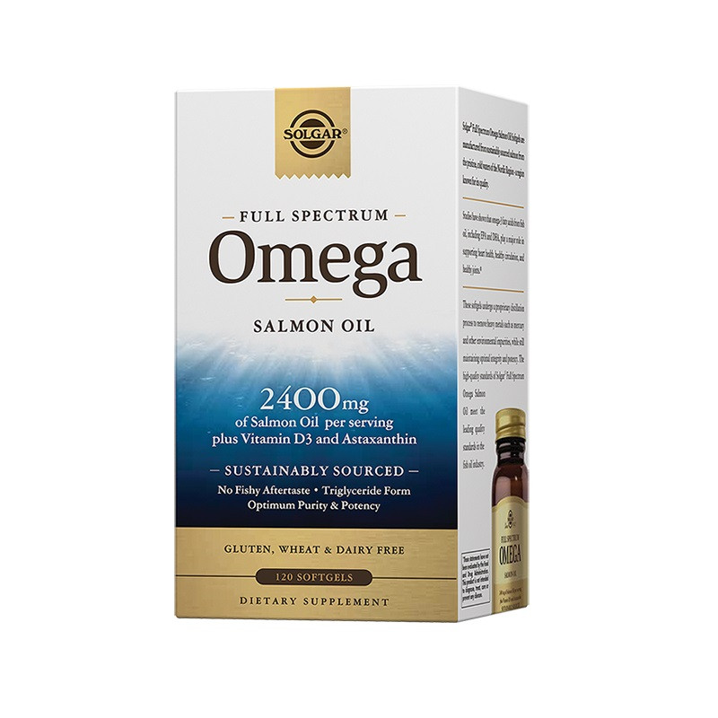 Solgar Омега Комплекс из океанического лосося капсулы 120 шт