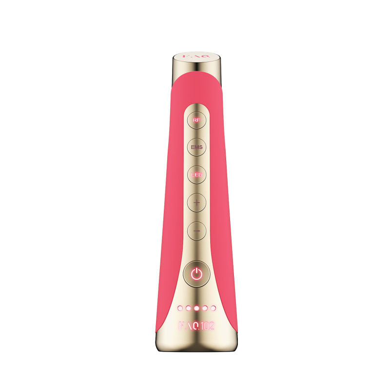 Foreo FAQ 102 Массажер для лица с RF EMS и LED-терапией Розовый рубин