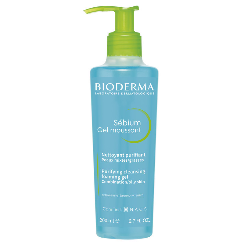 Bioderma Sebium Гель для умывания для жирной и проблемной кожи флакон с помпой 200 мл