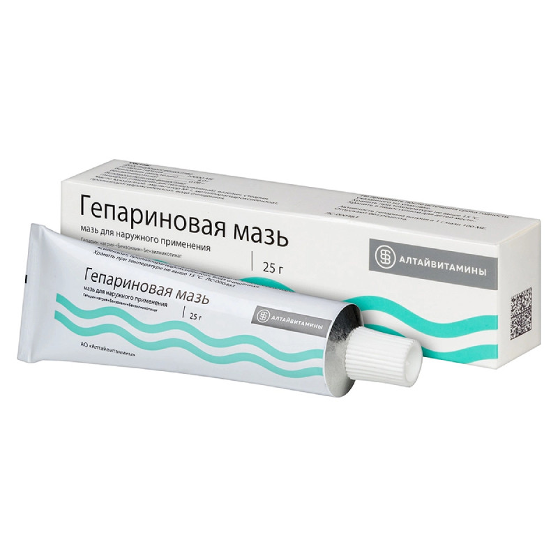 Гепариновая мазь для наружного применения 25 г