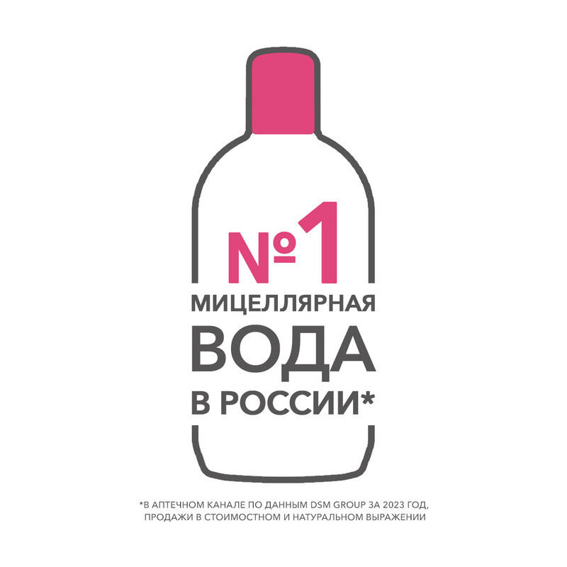 Bioderma Sensibio Н2О Вода мицеллярная для чувствительной кожи лица 500 мл