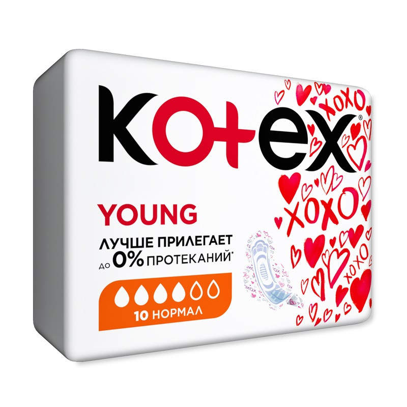 Kotex Young Прокладки гигиенические Нормал 10 шт