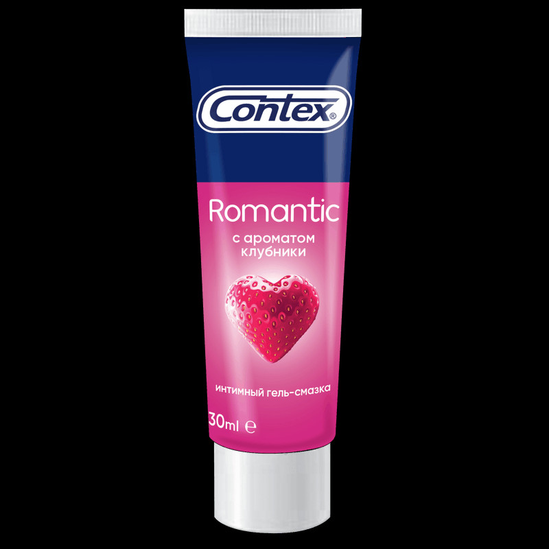 Contex Romantic Гель-смазка c ароматом клубники 30 мл