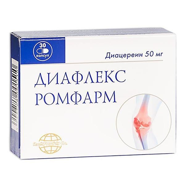 Диафлекс Ромфарм 50 мг капсулы 30 шт