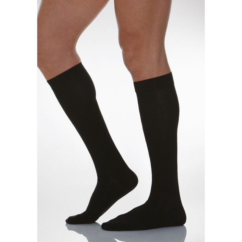 Relaxsan Гольфы компрессионные с хлопком мужские Cotton Socks 1 класс компресии 140 den размер 3 Черные