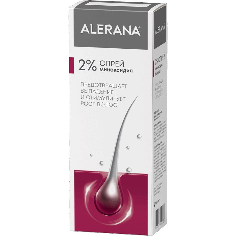 Alerana 2% спрей для наружного применения 60 мл