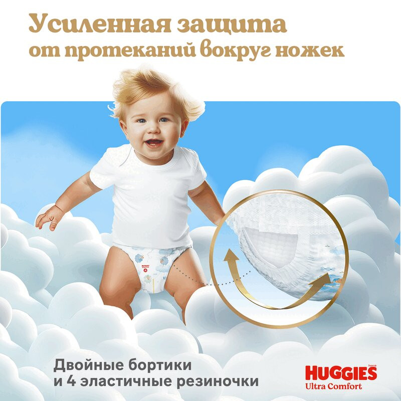 Huggies Pants 4 Подгузники-трусики для девочек 9-14 кг 17 шт