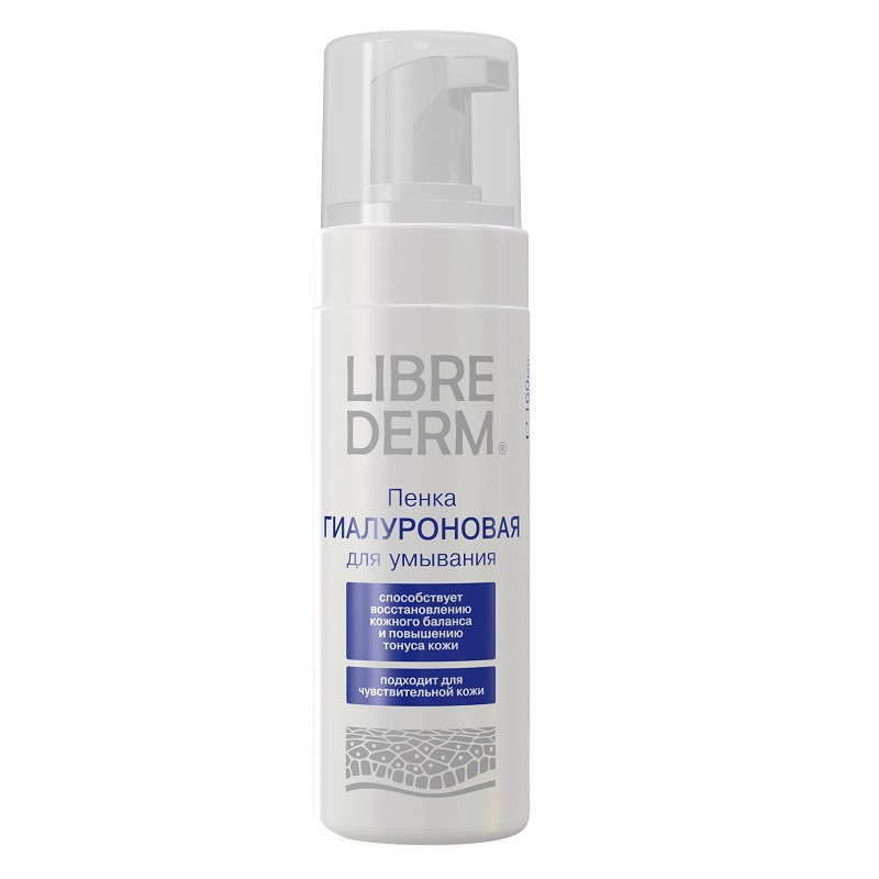Librederm Hyaluronic Гиалуроновая пенка для умывания 160 мл