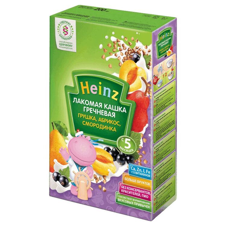 Каши heinz с черносливом