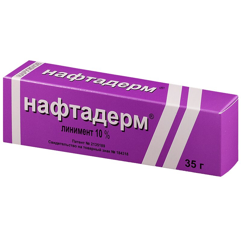 Нафтадерм линимент д/наруж.прим.10% туба 35г купить в аптеке в Москве ...