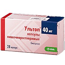 Ультоп капс 40 мг №28 блистер