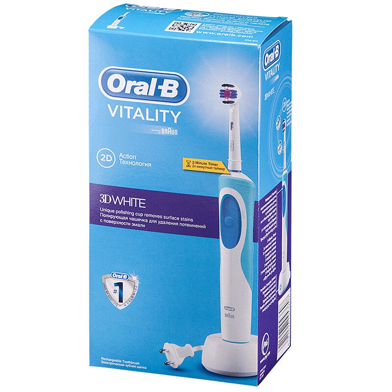 Зубная щетка Орал-Би Vitality электрическая для чувствительных зубов