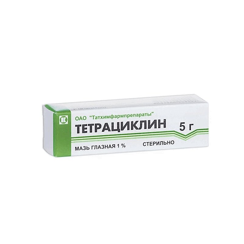 Тетрациклин мазь глазная 1% туба 5г купить в аптеке в Москве, цена ...