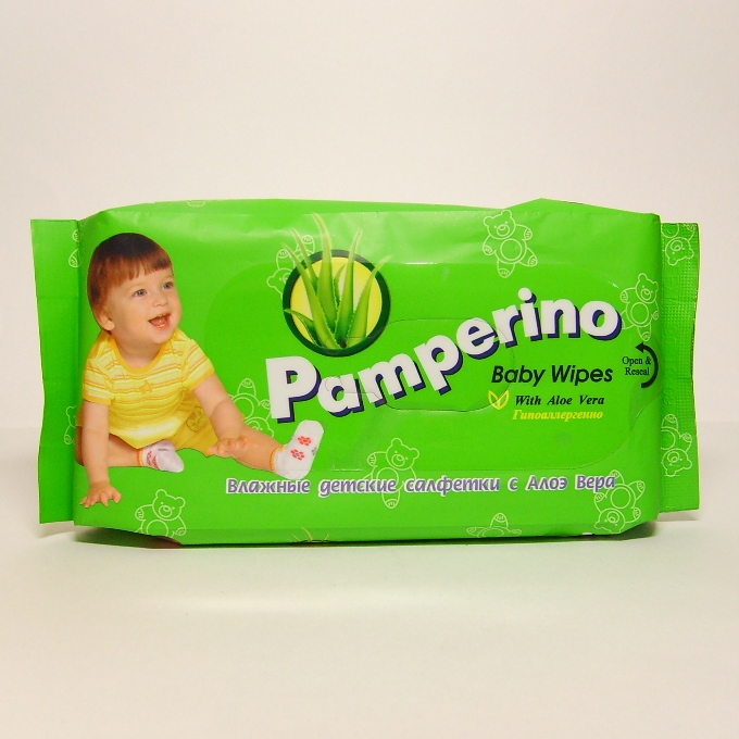 Памперино салфетки влажные для детей №50