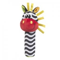 Playgro Игрушка развивающая Пищалка Зебра