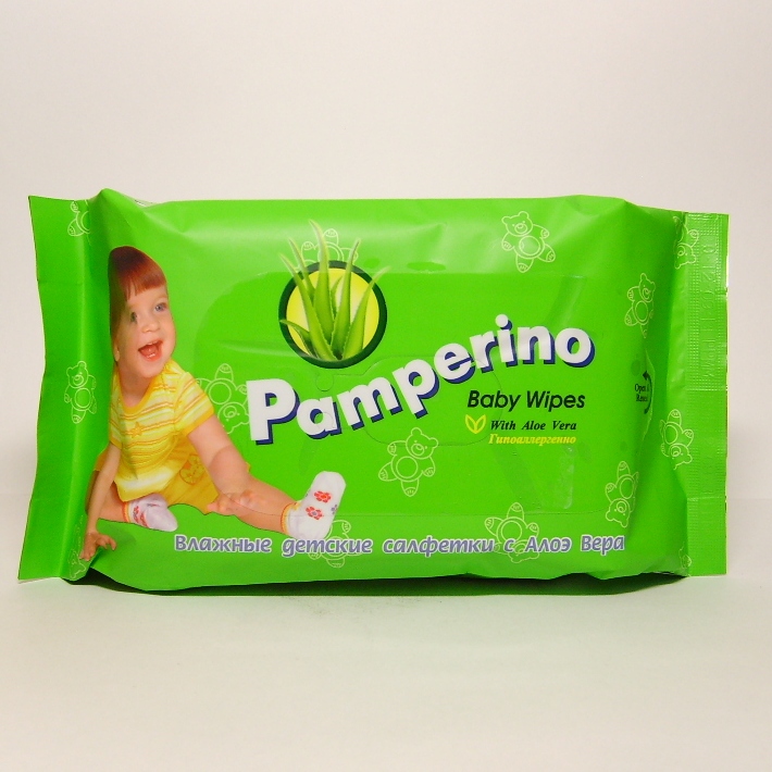 Памперино салфетки влажные для детей 80 шт.