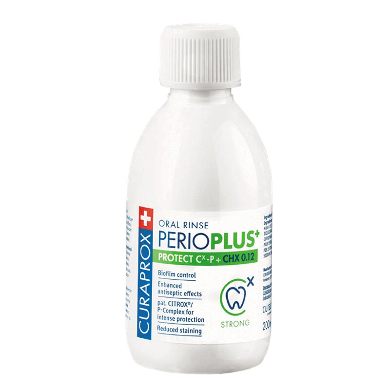 Курапрокс Перио Плюс Протект Ополаскиватель для полости рта с хлоргексидином 0,12% 200мл