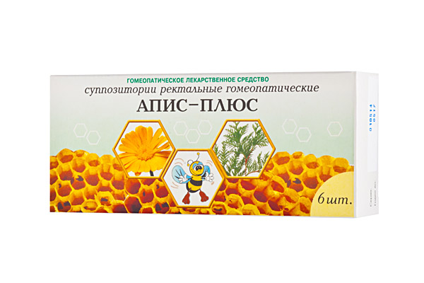 Апис-плюс-ДН суппоз 6шт уп №1
